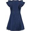imageCalvin Klein Girls Short Sleeve Lightweight Chambray Denim Shirt DressVintage Dark Wash