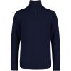imageCalvin Klein Boys Half Zip Pullover Sweater Ribbed Neckline ampamp Logo DetailingDark Blue Solid