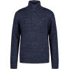 imageCalvin Klein Boys Half Zip Pullover Sweater Ribbed Neckline ampamp Logo DetailingTanzanite