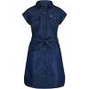 imageCalvin Klein Girls Short Sleeve Lightweight Chambray Denim Shirt DressDark Chambray