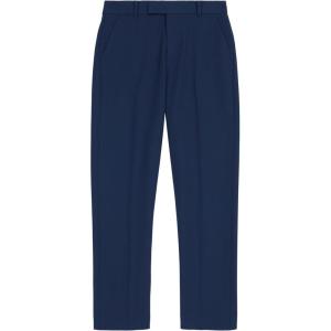 imageCalvin Klein Boys Flat Suit Dress Pant Straight Leg Fit ampamp Hemmed Bottom Belt Loops ampamp Functional Front PocketsBank Blue Perfomance