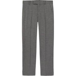 imageCalvin Klein Boys Flat Suit Dress Pant Straight Leg Fit ampamp Hemmed Bottom Belt Loops ampamp Functional Front PocketsGrey Windowpane