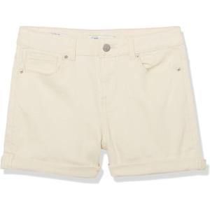 imageCalvin Klein Girls Boyfriend Fit Stretch Denim Jean ShortsSeed PearlCuff