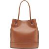 imageCalvin Klein Ash Tote Bag  NorthSouth Vegan Leather 2 PocketsCaramel