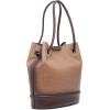 imageCalvin Klein Ash Tote Bag  NorthSouth Vegan Leather 2 PocketsKhakiBrownJava