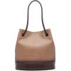 imageCalvin Klein Ash Tote Bag  NorthSouth Vegan Leather 2 PocketsKhakiBrownJava