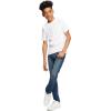 imageCalvin Klein Boys Short Sleeve Graphic Crew Neck TShirt Comfortable Relaxed Fit Deboss White 1416