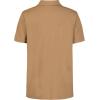 imageCalvin Klein Boys Short Sleeve Micro Pique Solid Polo Button Closure Soft ampamp ComfortableTigers Eye