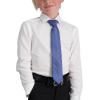 imageCalvin Klein Boys Solid and Pattern Ties  Big BoysNavy Grid