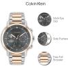 imageCalvin Klein Gauge Mens Multifunction Watch  Stainless Steel Case and Mesh Bracelet  Water Resistant to 5ATM50 Meters  Premium Fashion Timepiece for a Bold Look  44mmGunmetal