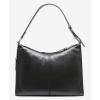 imageCalvin Klein Max Top Zip Hobo Shoulder BagBlackSilver Waxed