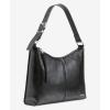 imageCalvin Klein Max Top Zip Hobo Shoulder BagBlackSilver Waxed