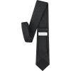 imageCalvin Klein Mens Black Solid and Pattern Neckties  Standard and Extra Long SizesBlack Geo