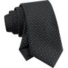 imageCalvin Klein Mens Black Solid and Pattern Neckties  Standard and Extra Long SizesBlack Geo
