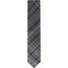 imageCalvin Klein Mens Black Solid and Pattern Neckties  Standard and Extra Long SizesBlack Plaid 2