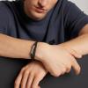 imageCalvin Klein Mens Braided Leather Bracelet Architectural Design Meets Modern Style with Magnetic ClosureBlack