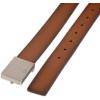 imageCalvin Klein Mens Casual Statement Plaque Buckle Belt with Logo TreatmentCognac Plaque