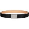 imageCalvin Klein Mens Casual Statement Plaque Buckle Belt with Logo TreatmentDark Black