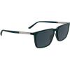 imageCalvin Klein Mens Ck25505s Rectangular SunglassesTransparent Petrol