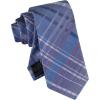 imageCalvin Klein Mens Classic Navy Blue Solid and Pattern Ties Standard and Extra Long SizesBlue Grid