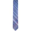 imageCalvin Klein Mens Classic Navy Blue Solid and Pattern Ties Standard and Extra Long SizesBlue Grid