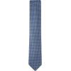 imageCalvin Klein Mens Classic Navy Blue Solid and Pattern Ties Standard and Extra Long SizesBlue Houndstooth