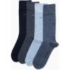 imageCalvin Klein Mens Crew Socks  4 Pack Lightweight Combed Cotton Blend Dress Socks  Breathable Socks for Men 712Blue Multi