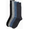 imageCalvin Klein Mens Crew Socks  4 Pack Lightweight Combed Cotton Blend Dress Socks  Breathable Socks for Men 712Blue Texture