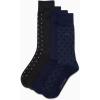 imageCalvin Klein Mens Crew Socks  4 Pack Lightweight Combed Cotton Blend Dress Socks  Breathable Socks for Men 712Peacoat Assorted