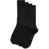 imageCalvin Klein Mens Crew Socks  4 Pack Lightweight Combed Cotton Blend Dress Socks  Breathable Socks for Men 712Solid Black