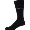 imageCalvin Klein Mens Dress Socks  2 Pairs Egyptian Cotton Blend Comfort Stay Up Cuff Crew Socks for Men 712All Black