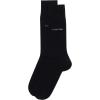 imageCalvin Klein Mens Dress Socks  2 Pairs Egyptian Cotton Blend Comfort Stay Up Cuff Crew Socks for Men 712All Black