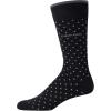 imageCalvin Klein Mens Dress Socks  2 Pairs Egyptian Cotton Blend Comfort Stay Up Cuff Crew Socks for Men 712Black Pin Dot