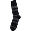 imageCalvin Klein Mens Dress Socks  2 Pairs Egyptian Cotton Blend Comfort Stay Up Cuff Crew Socks for Men 712Black Stripe