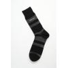 imageCalvin Klein Mens Dress Socks  2 Pairs Egyptian Cotton Blend Comfort Stay Up Cuff Crew Socks for Men 712Black Stripe