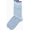 imageCalvin Klein Mens Dress Socks  2 Pairs Egyptian Cotton Blend Comfort Stay Up Cuff Crew Socks for Men 712Blue Dot