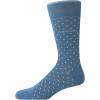 imageCalvin Klein Mens Dress Socks  2 Pairs Egyptian Cotton Blend Comfort Stay Up Cuff Crew Socks for Men 712Light Blue Dot