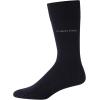 imageCalvin Klein Mens Dress Socks  2 Pairs Egyptian Cotton Blend Comfort Stay Up Cuff Crew Socks for Men 712Navy Blue