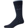 imageCalvin Klein Mens Dress Socks  2 Pairs Egyptian Cotton Blend Comfort Stay Up Cuff Crew Socks for Men 712Navy Pin Dot