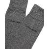 imageCalvin Klein Mens Dress Socks  2 Pairs Egyptian Cotton Blend Comfort Stay Up Cuff Crew Socks for Men 712SaltPepper