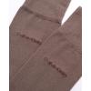 imageCalvin Klein Mens Dress Socks  2 Pairs Egyptian Cotton Blend Comfort Stay Up Cuff Crew Socks for Men 712Smoke Brown