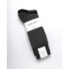 imageCalvin Klein Mens Dress Socks  3 Pack Patterned Crew SocksBlack Grey Assorted