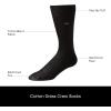 imageCalvin Klein Mens Dress Socks  3 Pack Patterned Crew SocksCharcoal HeatherGraphite HeatherBlack