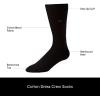 imageCalvin Klein Mens Dress Socks  6 Pairs Classic Comfort Stay Up Cuff Mixed Pattern  Dress Socks for Men 712Black Assorted