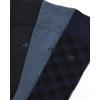 imageCalvin Klein Mens Dress Socks  6 Pairs Classic Comfort Stay Up Cuff Mixed Pattern  Dress Socks for Men 712Blue Navy