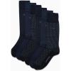 imageCalvin Klein Mens Dress Socks  6 Pairs Classic Comfort Stay Up Cuff Mixed Pattern  Dress Socks for Men 712Navy Combo
