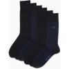 imageCalvin Klein Mens Dress Socks  6 Pairs Classic Comfort Stay Up Cuff Mixed Pattern  Dress Socks for Men 712Navy Multi