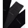imageCalvin Klein Mens Dress Socks  6 Pairs Classic Comfort Stay Up Cuff Mixed Pattern  Dress Socks for Men 712NavyGreyBlack