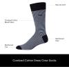 imageCalvin Klein Mens Dress Socks  8 Pack Breathable Cotton Mid Crew Socks  Casual Long Work Socks for Men Sizes 712Denim Stripe