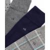 imageCalvin Klein Mens Dress Socks  8 Pack Breathable Cotton Mid Crew Socks  Casual Long Work Socks for Men Sizes 712Grey Plaid